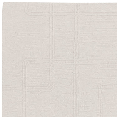 Ada Rug Bohomian Modern Geometric Pure Natural Undyed Wool Ivory Rug