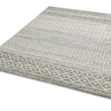 Nova Nomadic Traditional Aztec Scandi Design Grey Dark Grey Rug