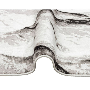 Consept Looms Blaze BLZ04 Silver Grey Bedroom Living Marble Polypropylene Abstract Modern Rug