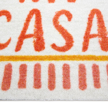 Dip and Drip Bathroom Mi Casa Washable Non-Slip Striped Bordered Rug 50x75 cm