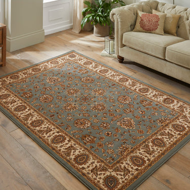 Consept Looms Grand Heritage GH102 Million Point Classic Blue Polypropylene Persian Oriental Traditional Rug - Medium 120x170 cm (4'x5'6")