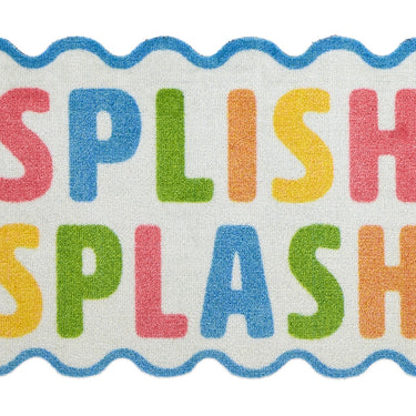 Dip and Drip Kids Bathroom Splish Splash Washable Non-Slip Rug 50x75 cm