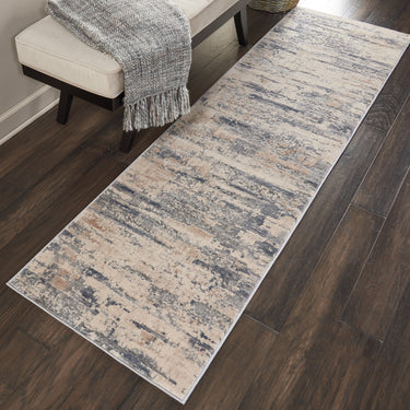 Rustic Textures RUS04 Modern Abstract Rug in Beige Grey