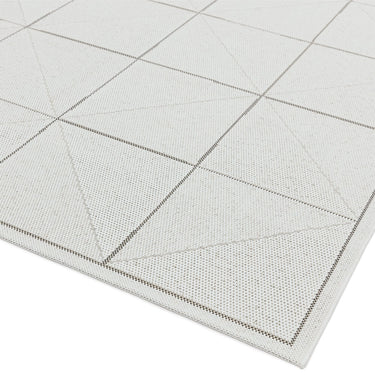 Patio Pat06 Indoor Outdoor Ivory Check  Rug in 120 x 170 cm