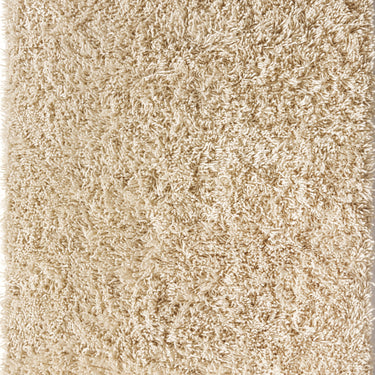 Imperial Luxury Shaggy Hand Woven Wool Rug in Ivory