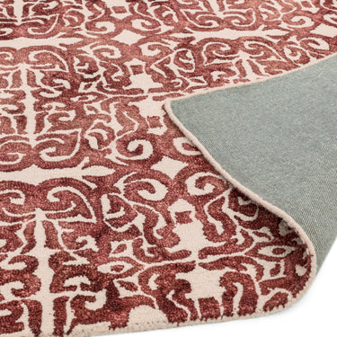 Asiatic London Fresco Tufted Red Extra Handmade Wool Cotton Floral Rug 200x300 cm