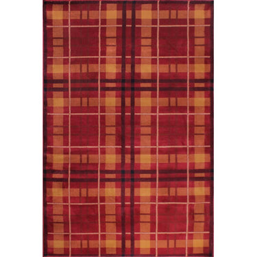Tartan Check Pattern Living Room Rug Bedroom Rug Hallway Runner in Red or Blue or Grey or Brown