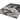 Patio PAT19, PAT20 Marble Indoor Outdoor Rug in Black Grey - Medium 120x170 cm (4'x5'6")