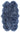 Origins Genuine Animal Fur Soft Navy Blue Wool Sheepskin Shaggy Textured Rug