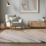 Asiatic London Mirage Quartz Marbled Texture Beige Natural Polypropylene Abstract Textured Rug - Small 80x150 cm (2'6"x5')
