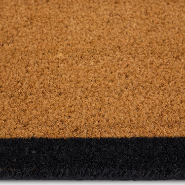 My Printed Coir Border Black Indoor Outdoor Non-Slip Bordered Doormat