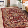 URCO Cashmere 5568 Red Extra Oriental Traditional Floral Kilim Rug 200x290 cm