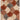 Origins 3D Scallop Silky Red Terracotta Jute Shaggy Geometric Rug