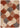Origins 3D Scallop Silky Red Terracotta Jute Shaggy Geometric Rug