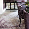 Tuscany Silk Amethyst Marble Rug Premium Hand Woven Luxury Abstract Shiny Purple Rug - Medium 120x180 cm (4'x6')