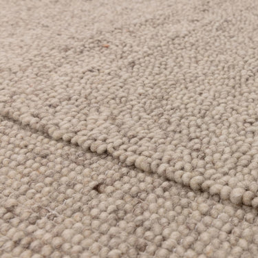 Larson Braided Hand Woven Natural Undyed Wool Beige Rug