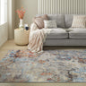 Consept Looms Lux LUX01 Machine Multicolour Washable Non-Slip Abstract Geometric Rug - Medium 120x180 cm (4'x6')