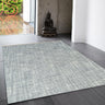 Tweed Silver Wool Hand Woven Rug in Very Large Size 200 x 300 cm