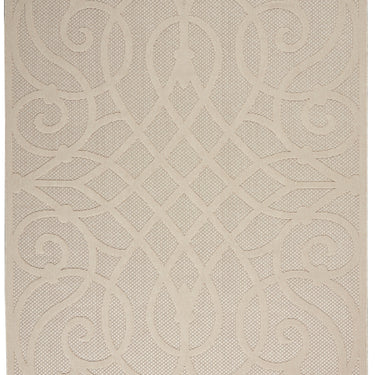 By Cozumel CZM04 Diamond 3D Cream Hand-Carved Polypropylene Abstract Geometric Rug