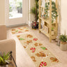 Floormatters Washable Runner and Doormat Set Anti-Slip Loop Gingerbread Cream Beige Mat in 40x60 & 50x150 cm