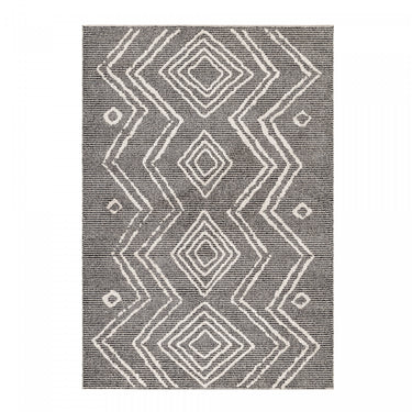 Taznaxt 5104 Moroccan Modern Berber Design Soft Black Rug