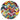 Spectra Ocala Bright Multi Coloured Polypropylene Geometric Textured Rug