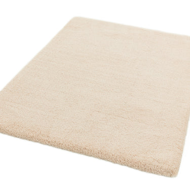 Lulu Soft Touch Plain Shaggy Rug in Ivory