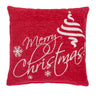 Consept Looms Christmas Merry Red Washable Cotton Soft Cushion 45x45 cm