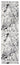 Marbled Bianco 224RA Cream Silver Polypropylene Abstract Geometric Rug