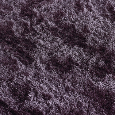 Glamour Shimmer Mauve Soft Silky Handmade Shaggy Textured Rug