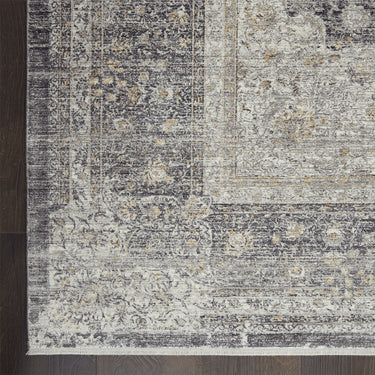 Starry Nights STN05 Charcoal Cream By Cotton Persian Traditional Vintage Rug