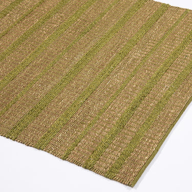 Jute Seagrass Pitloom Hand Woven Natural Green Fibres Braided Reversible Rug in Medium Size 120 x 170 cm