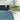 Maze Wool Rug Hand Tufted Modern Classic Rug in Teal Blue