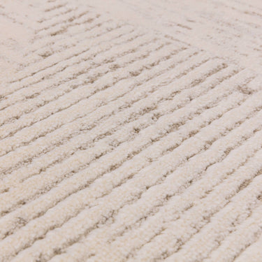 Asiatic London Axel AX04 Chevron Ivory Cream Polypropylene Textured Scandi Rug