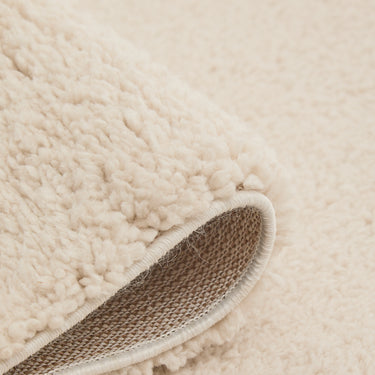 URCO Super Comfy Natural Shaggy Plush Soft Rug