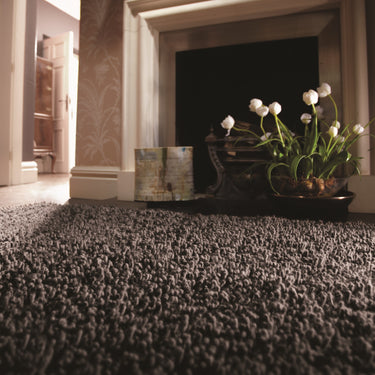 Imperial Luxury Shaggy Modern Hand Woven Wool Rug in Fossil - Medium 120x170 cm (4'x5'6")
