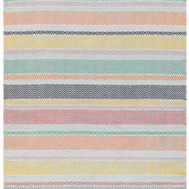 Boardwalk Reversible Flatweave Indoor Outdoor Rug in Pastel Multi Colours