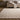 Origins Scalloped Border Elsie Tufted Natural Brown Wool Bordered Hallway Runner Rug - Large 160x230 cm (5'3"x7'7")