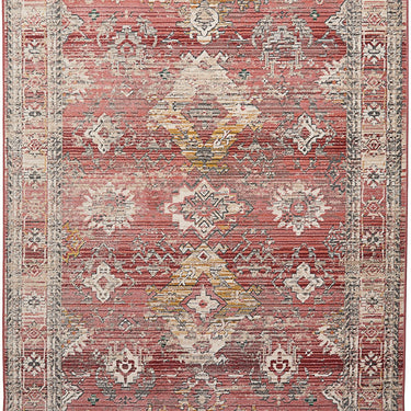 URCO Nova Lilian Red Polypropylene Persian Traditional Vintage Rug 120x170 cm