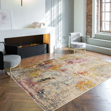 Colores Cloud Pixel CO07 Modern Abstract Rug in Multi Colours