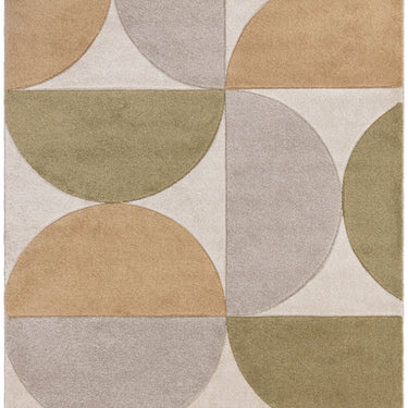 Asiatic London Sketch Curve Tufted Retro Living Hand-Carved Polypropylene Abstract Geometric Rug