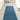 Origins My Teal Blue Washable Non-Slip Polypropylene Shaggy Rug