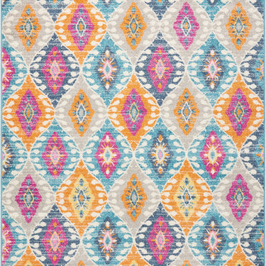 Nourison Passion PSN02 Multi Coloured Polypropylene Persian Traditional Abstract Rug
