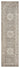 865AC Classic Anthracite Traditional Vintage Textured Bordered Hallway Runner Rug
