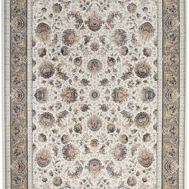 Royality ROY106 Cream Traditional Medallion Persian-Style Rug