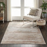 Nourison Rustic Textures RUS03 Beige Jute Polypropylene Abstract Textured Rug - Medium 120x180 cm (4'x5'11'')