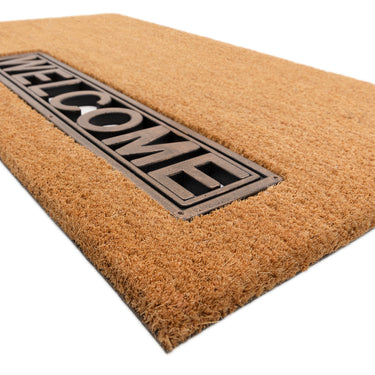 Asiatic London Welcome DO03 Coir Indoor Outdoor Non-Slip Doormat 45x75 cm