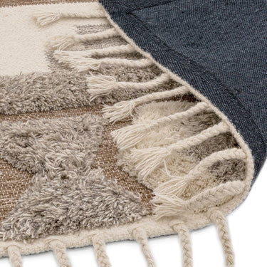 Paloma Tangier PA03 Hand Woven Kelims Moroccan Tribal Beige/Natural Rug