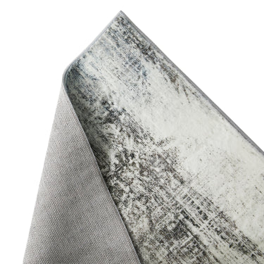 Consept Looms Lux LUX14 Machine Grey Washable Non-Slip Abstract Geometric Rug