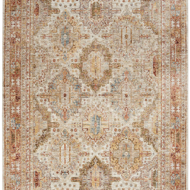 Nourison Sahar Elegance SHR01 Ivory Multi Persian Traditional Vintage Floral Rug